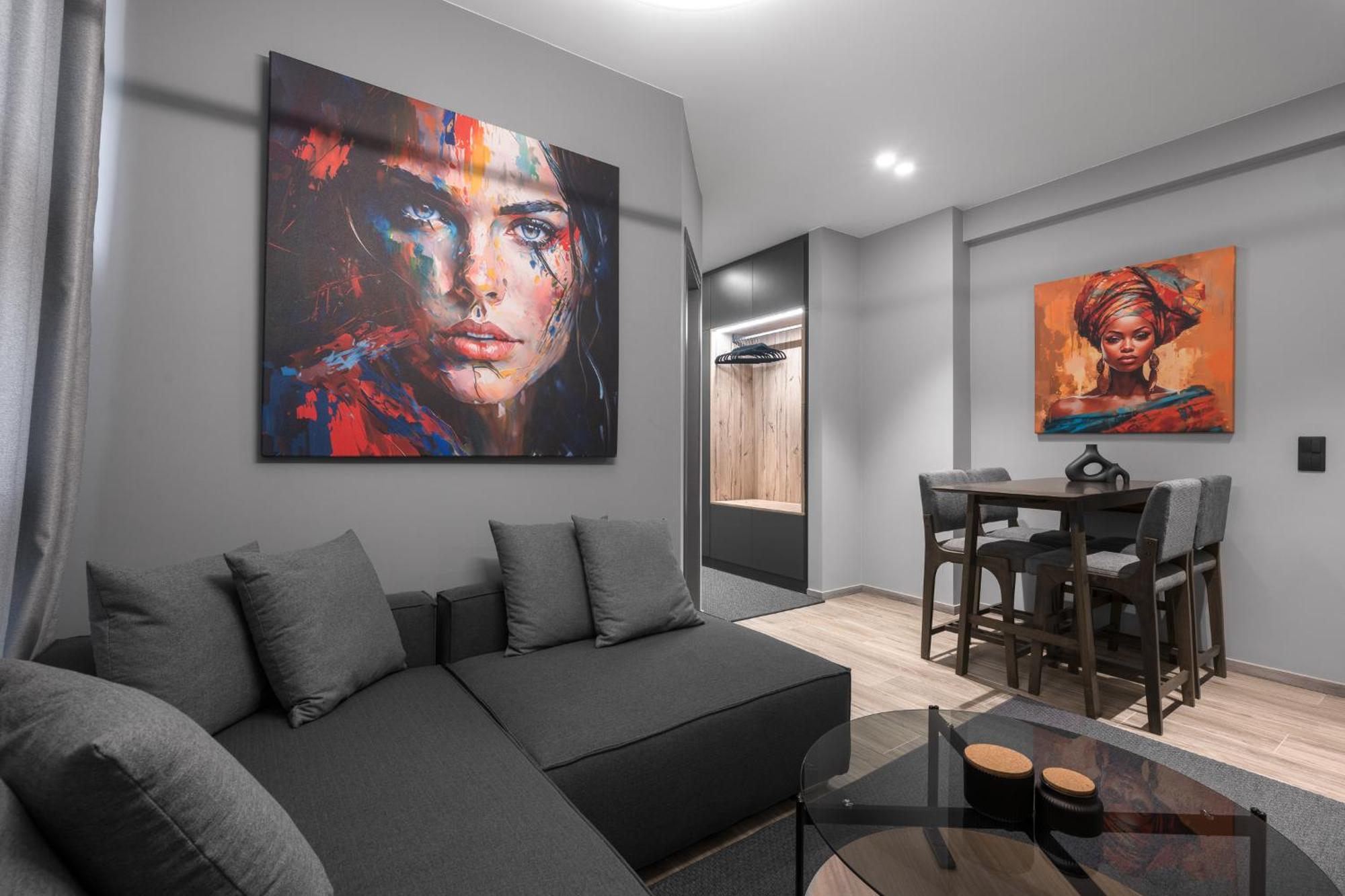 No9, Chic & Modern 2Bdr Apartment In The Centre Of Tesalonika Bagian luar foto